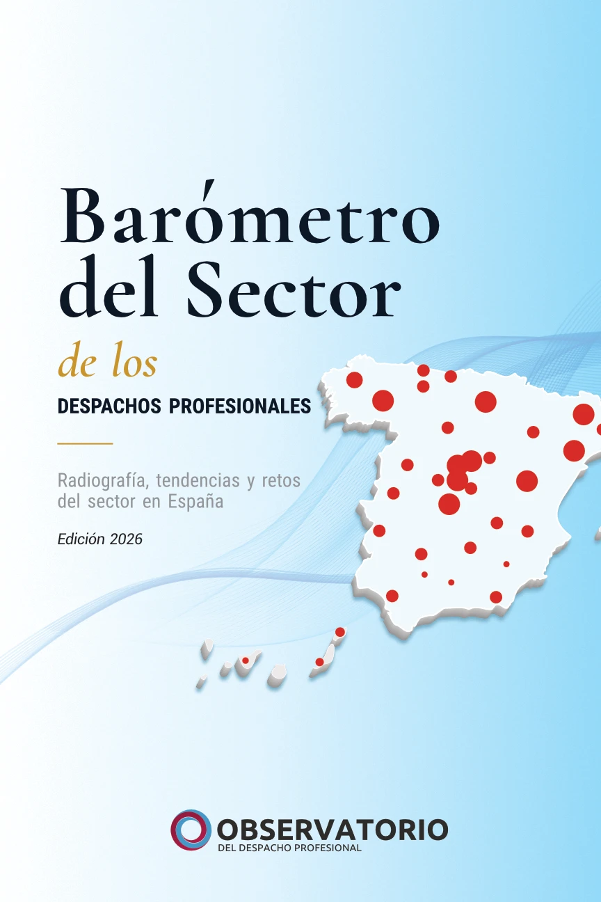 BarometroSector2026 portada del Barómetro del sector de los despachos profeionales 2026